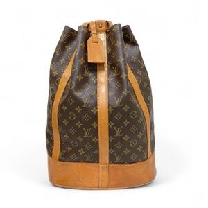 Louis Vuitton Brown and Tan Backpack